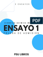 Ensayo 1: Psu Libros