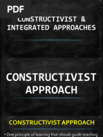 Constructivist & Integrated Approaches