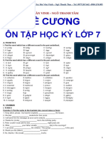 Ôn Tập Học Kỳ Lớp 7: Bùi Văn Vinh - Ngô Thanh Tâm