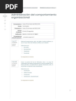 Administración Del Comportamiento Organizacional - Semana 4 - Revisión Del Intento