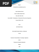 Etapa 1 Evaluación de Conocimientos Previos