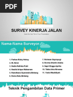 Survey Kinerja Jalan: Insert The Sub Title of Your Presentation