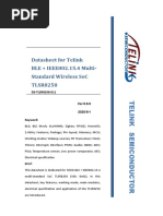 DS - TLSR8258-E - Datasheet For Telink BLE+IEEE802.15.4 Multi-Standard Wireless SoC TLSR8258