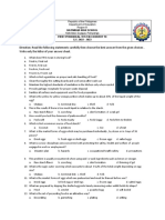 1ST Periodic Test in Cooekery 10 2022 2023