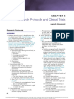 Research Protocols and Clinical Trials