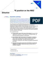 DIGITALEUROPE Position On NIS2 Directive