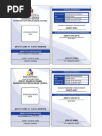 BADAC TEMPLATE - Identification Card Template