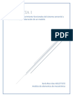 Evidencia 1: Definición de Requerimiento Funcionales Del Sistema Sensorial y de Actuación, y Elaboración de Un Modelo