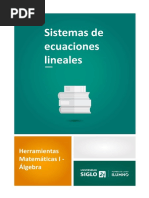 Sistemas de Ecuaciones Lineales: Herramientas Matemáticas I - Álgebra