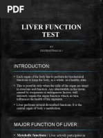 Liver Function Test: BY Krishnakumar M S