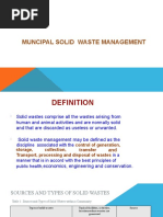 Municipal Solid Waste