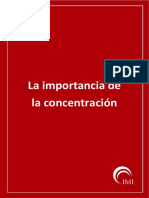 La Importancia de La Concentracion