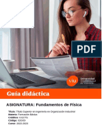 ASIGNATURA: Fundamentos de Física