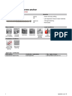 Technical Data Sheet For HUS 6 HUS S 6 Screw Anchor Technical Information ASSET DOC 8227442