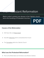 The Protestant Reformation