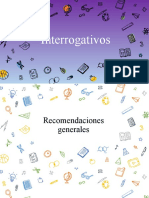 Adverbios Interrogativos