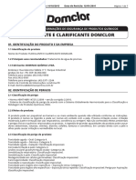 FISPQ - Floculante e Clarificante Domclor