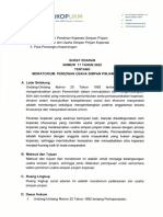 Surat Edaran Nomor 11 Tahun 2022 Tentang Moratorium Perizinan Usaha Simpan Pinjam Koperasi