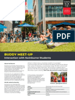 Buddy Meet-Up: Interaction With Swinburne Students