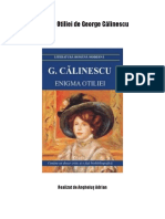 Enigma Otiliei de George Călinescu: Realizat de Angheluș Adrian