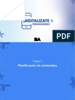 Clase 7 - Planificación de Contenidos