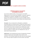 Partie I: La Guerre Contre Soi-Même: 1. Déclarez La Guerre À Vos Ennemis La Stratégie de La Polarité