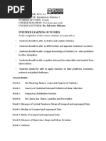 Introductory Statistics 1