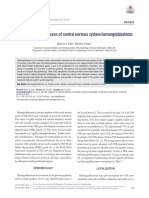 Neuropathologic Features of Central Nervous System Hemangioblastoma