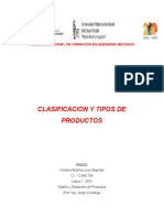 Clasificacion y Tipos de Productos