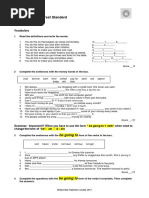 Pulse 2 Progress Test Standard: Vocabulary