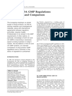 Quality Assurance Journal - 1998 - Grazal - EU and FDA GMP Regulations Overview and Comparison