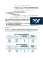 Ejercicios Localización de Planta