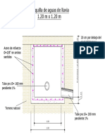 Tanquilla de Aguas de Lluvia 1.20 M X 1.20 M