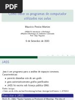 Como Obter Os Programas de Computador Utilizados Nas Aulas: Mauricio Pereira Martins