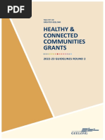 Healthy & Connected Communities Grants: 2022-23 Guidelines Round 2