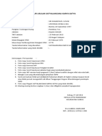 Formulir Usulan Satyalancana Karya Satya