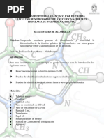 #3 Reactividad de Alcoholes