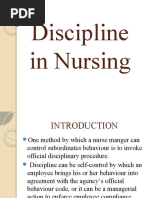 Discipline in Nursing