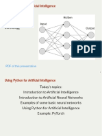 Using Python in AI