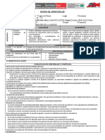 Sesión de Aprendizaje I. Datos Informativos