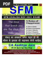 CA Final SFM Chalisa Book by CA Aaditya Jain For Nov 2021 Exam