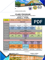 Unified Class Program Template SY 2022 2023