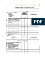 Lista Cotejo Evaluar Conducta Alumno