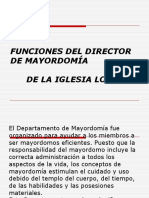 Funciones Del Director de Mayordomía de La Iglesia Local