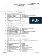 Ballb 6 Sem Company Law p2 Winter 2018