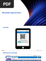 Etraveller App Screens