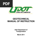 Geotechnical Manual of Instruction UTAH