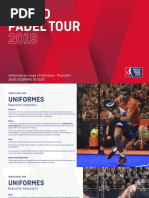 World Padel Tour: Uniformes de Juego y Publicidad - Masculino 18 de Diciembre de 2018