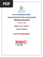 Rua Al-Madinah - (Ram) Main Infrastructure Package (Mip) : Pre-Qualification