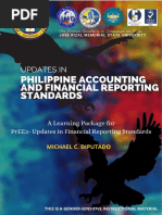 Updates in Philippine Accounting and Financial Reporting Standards